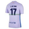 Maillot de Supporter FC Barcelone Luke De Jong 17 Extérieur 2021-22 Pour Homme